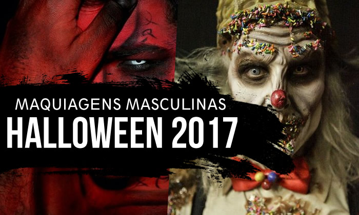 Halloween Maquiagem Masculina 2017