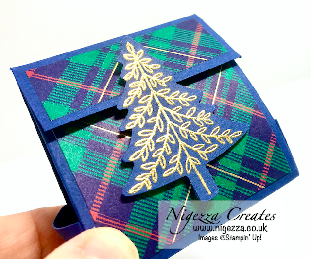 Nigezza Creates with Stampin' Up! Wrapped In Plaid , Perfectly Plaid & Reece's Mini Cups 