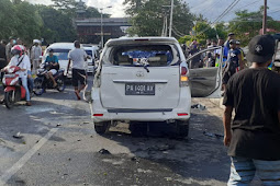 12 Orang dan 10 Kendaraan Jadi Korban Kecelakaan Beruntun Avanza Putih di Abepura
