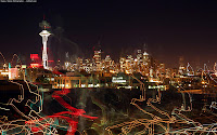 wallpaper seattle a noite