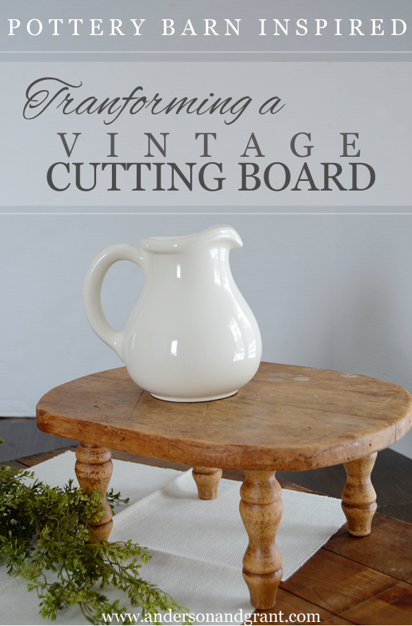 | DIY project inspired by Pottery Barns Wooden Pedestal |