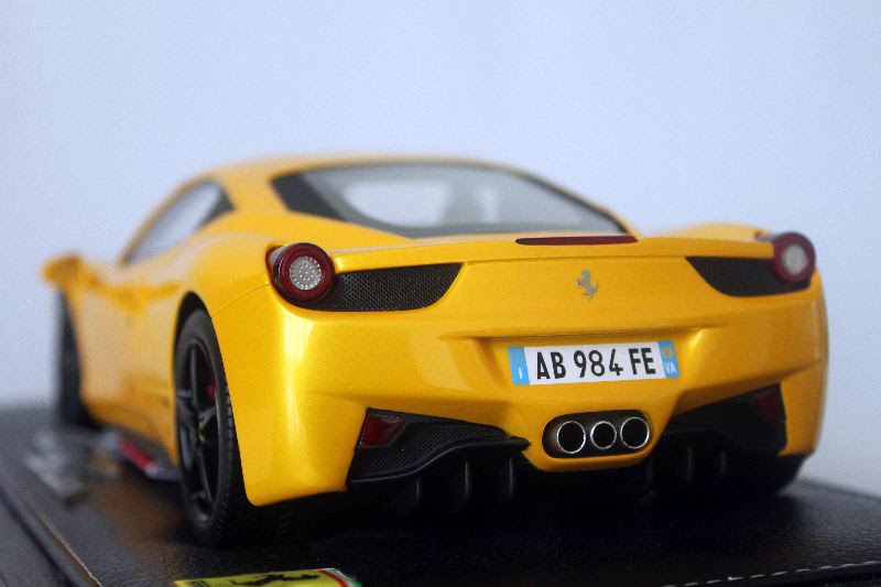 f458 gialla cabrio