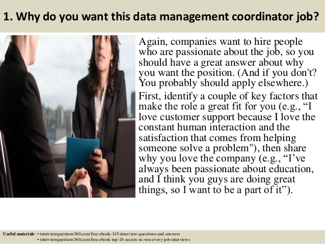 Top 10 Data Management Coordinator Interview Questions And Answers Top 10 Data Management Coordinator