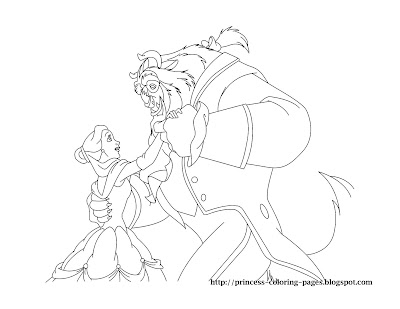 princess and the frog coloring pages. Beast coloring pages site!