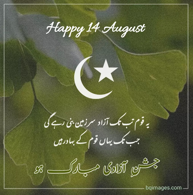 quotes about 14 august independence day in urdu
