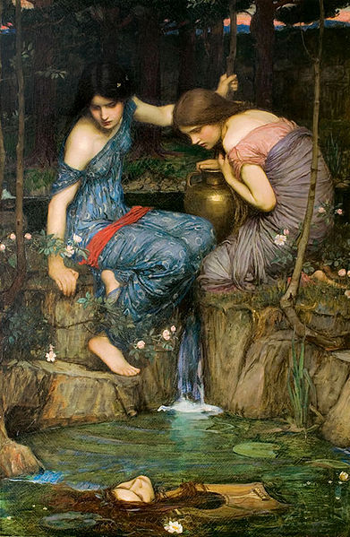 John William Waterhouse, "Nymphs Finding the Head of Orpheus" (1900)