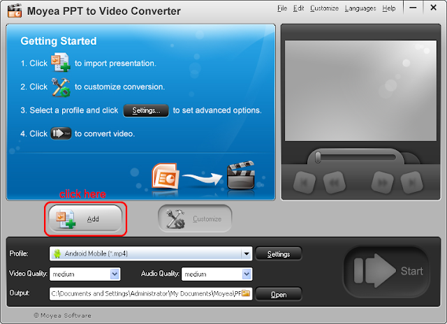 Convert PowerPoint to Videos