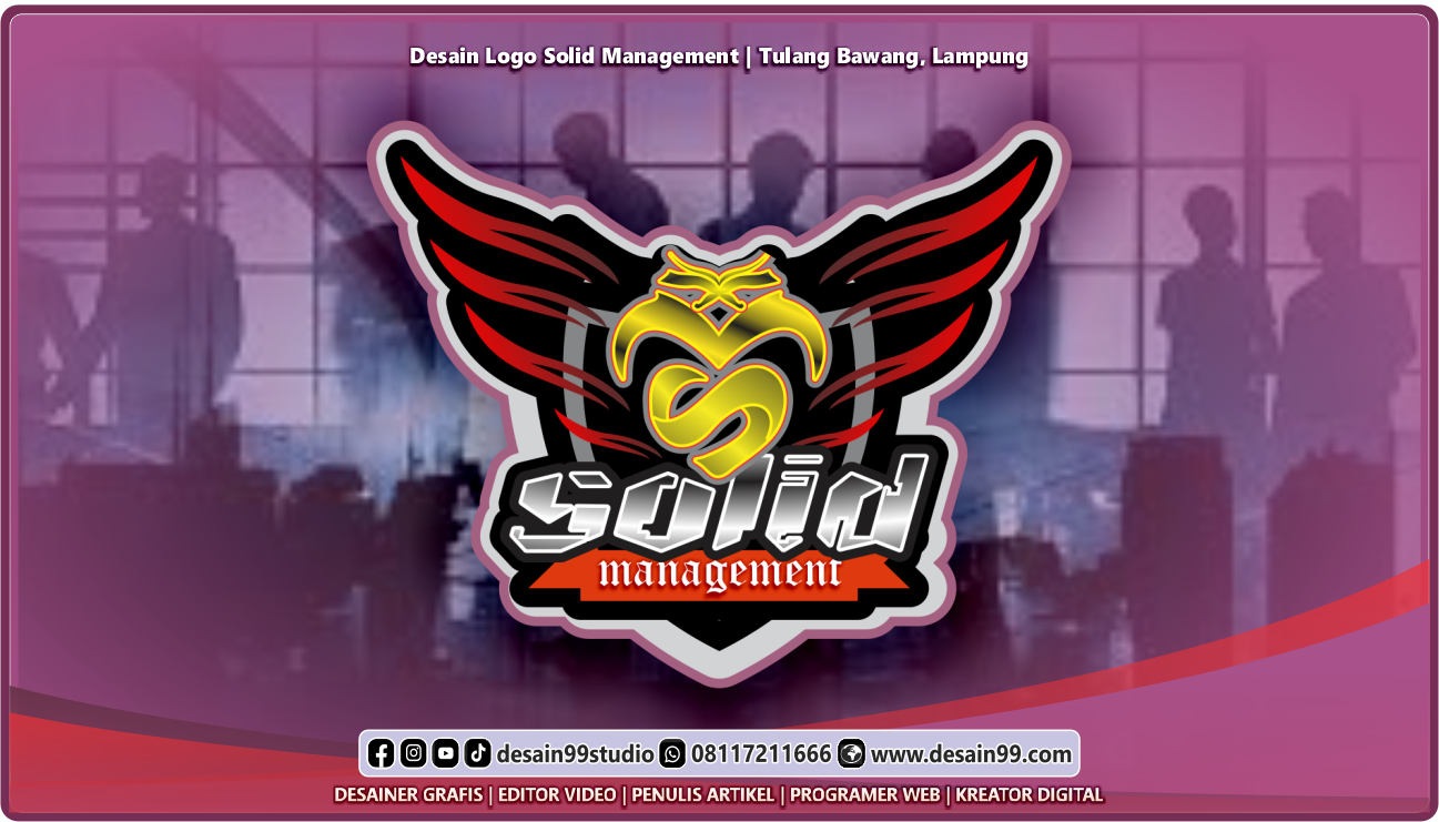 Logo Solid Management | by desain99.com
