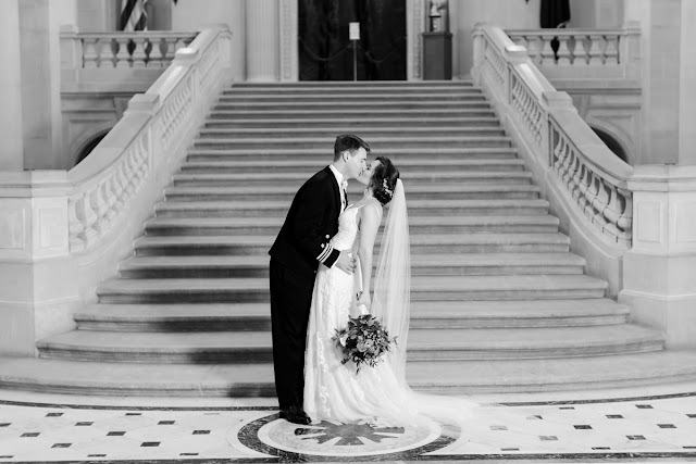 Snowy Winter US Naval Academy Wedding photographed by Maryland Wedding Photographer Heather Ryan Photography