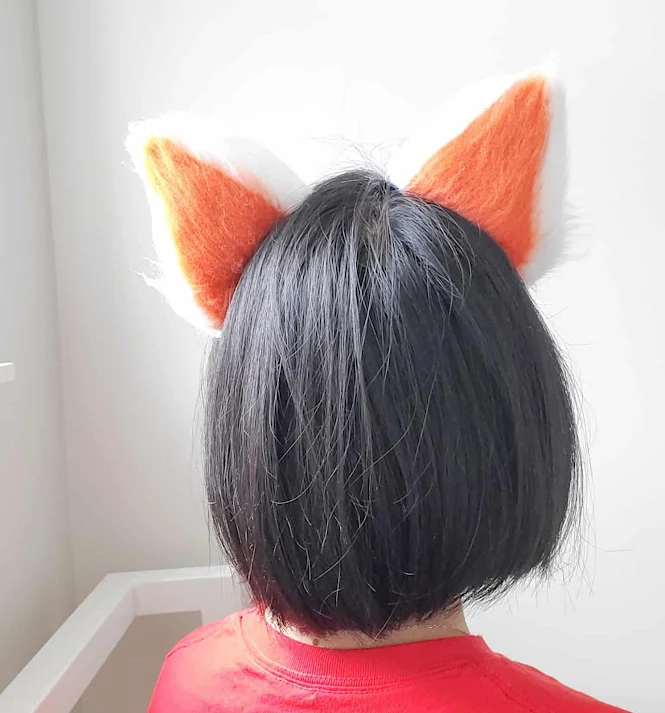 Fluffy Red Panda Ears/Fox Ears Crochet Pattern