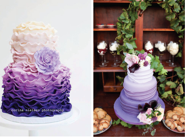 15 Fabulous Ombre Wedding Cakes