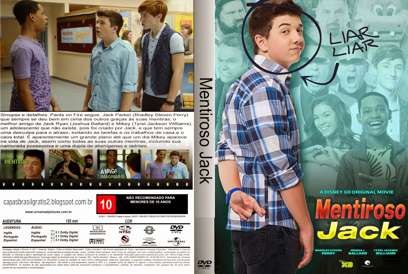 Mentiroso Jack - DVD Capa