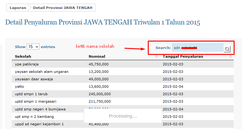 Cara Cek Penyaluran Dana BOS Per Triwulan Secara Online