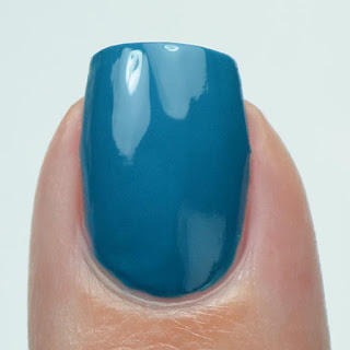 blue creme nail polish