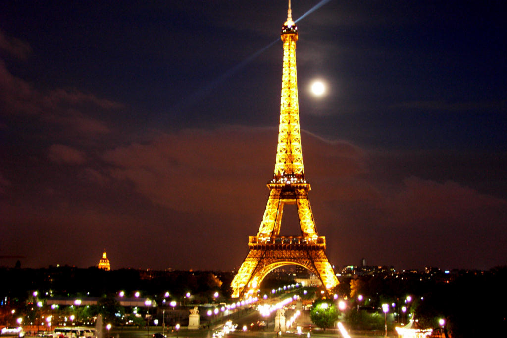 paris at night backgrounds. Eiffel Tower at night