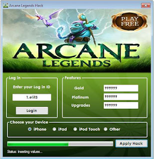 arcane legends cheats & hack