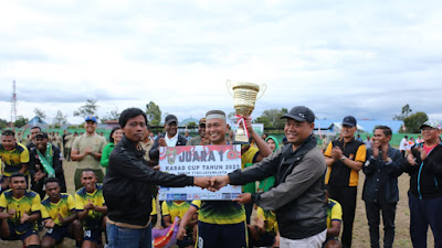 Resmi Tutup Turnamen Sepakbola Kasad Cup 2023, Ini Pesan Komandan Kodim 1702/Jayawijaya*