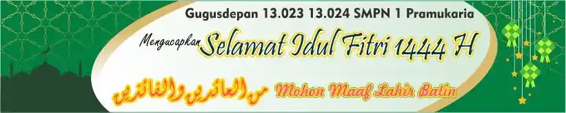 Desain Spanduk Idul Fitri 1