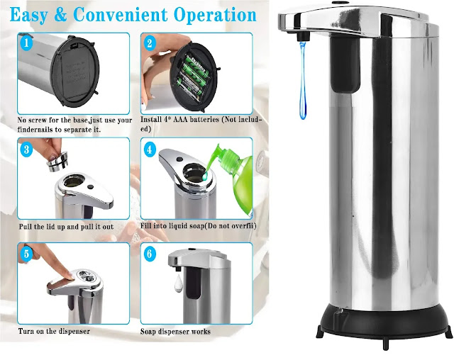 7. JinZiYi Automatic Soap Dispenser
