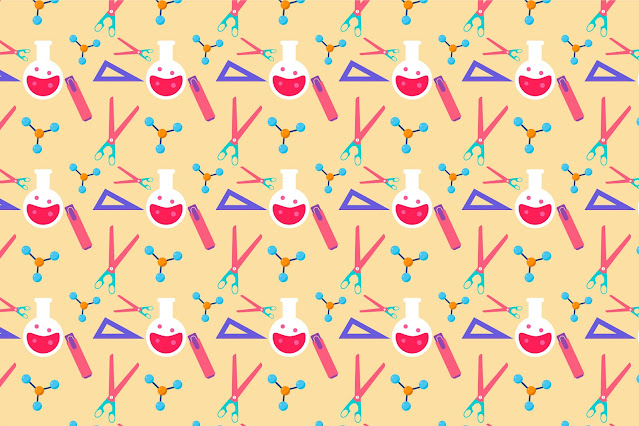 Education seamless pattern background free download