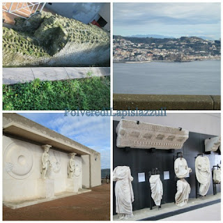 Alcuni pezzi del museo dove si trovano statue romane del foro Augusteo