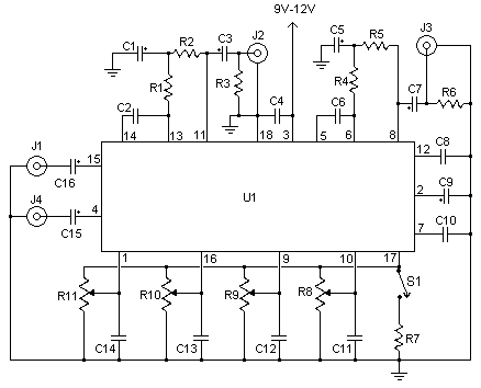 Simple AudioTone Control Circuit