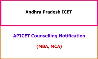 APICET Counselling Notification