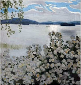 Roses blanches Galen Kallela