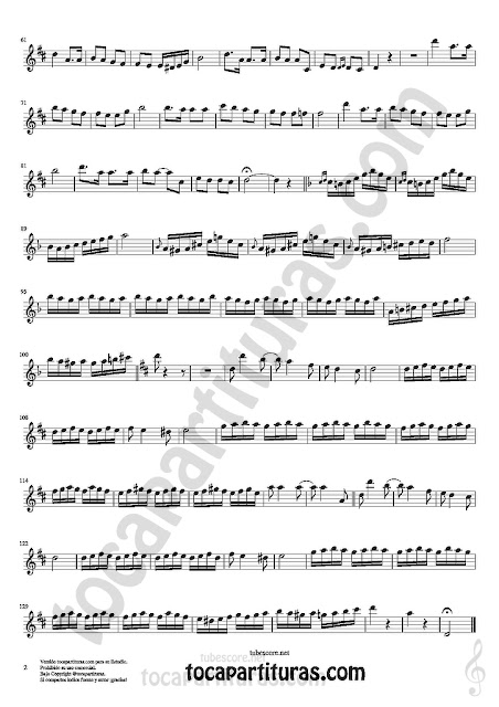 2  Violín Partitura de Czardas Sheet Music for Violin Music Scores