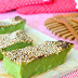 Kuih Bakar Pandan (Baked Pandan Kueh)