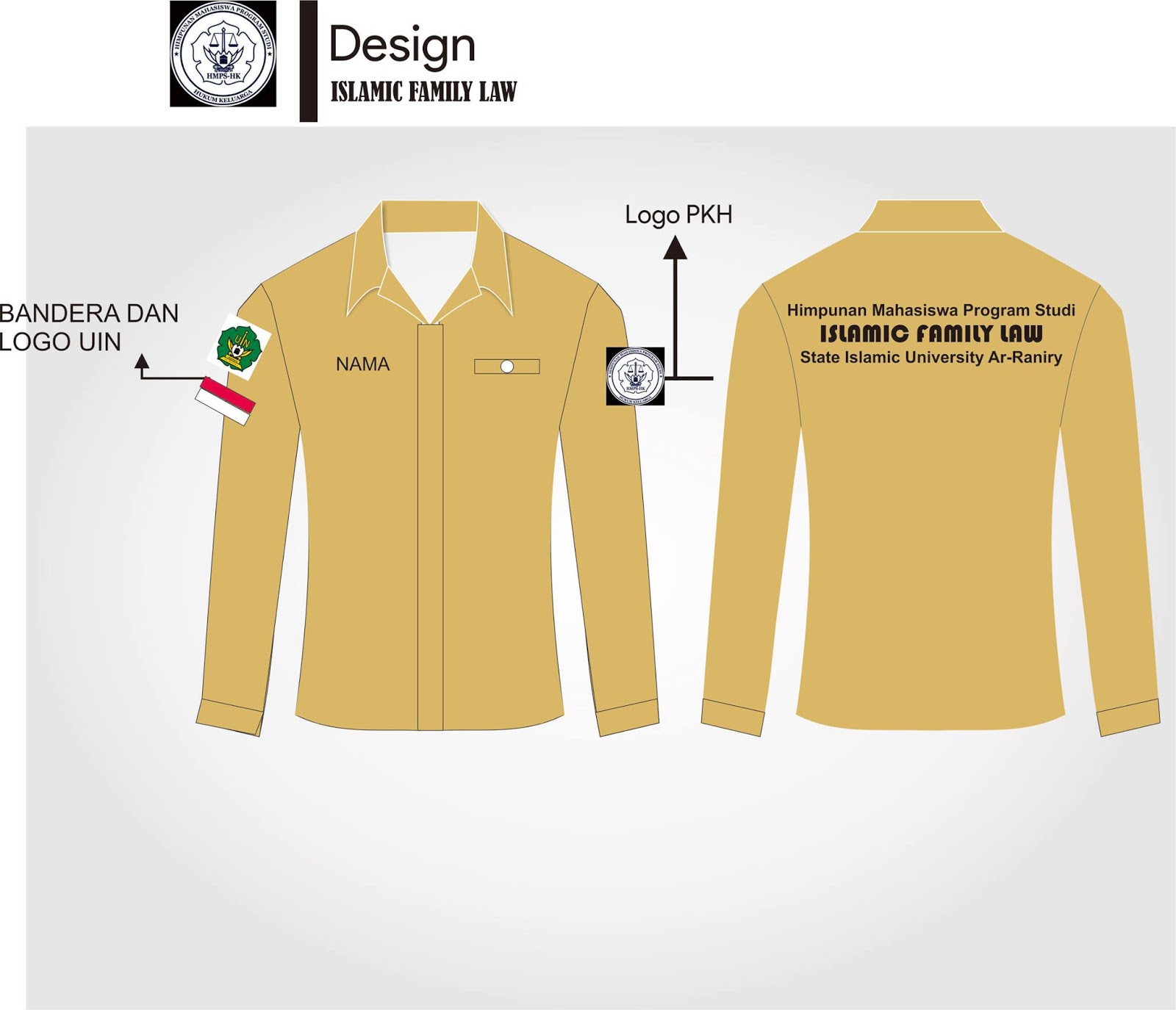 Desain Jaket Keren Islamic Familly Law Keren Format Cdr