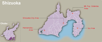 Shizuoka Map Regional City