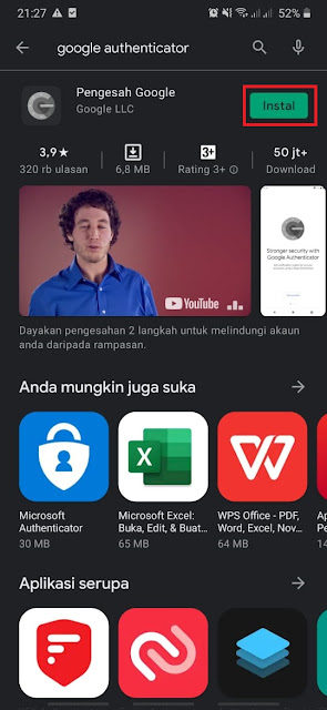 Cara Mengaktifkan Autentikasi Dua Faktor Instagram 6