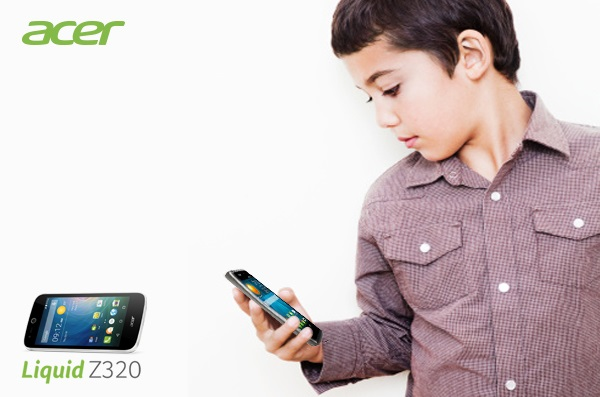 Acer Liquid Z320 Kids friendly