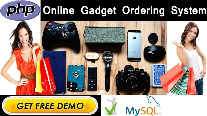 Online Gadget Ordering System Project in PHP MYSQL HTML CSS JAVASCRIPT AJAX JQUERY BOOTSTRAP - College Projects for CS