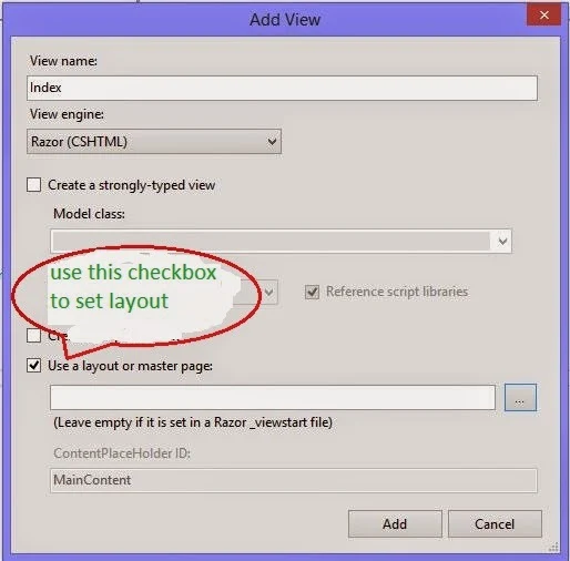 MVC set null in new view
