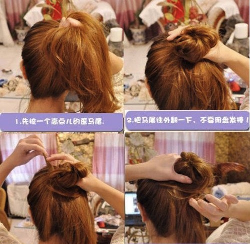 cara mengikat rambut  panjang cara mengikat rambut  sederhana