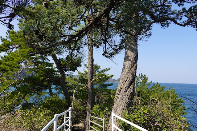 島根県松江市美保関町惣津 明島神社からの眺望