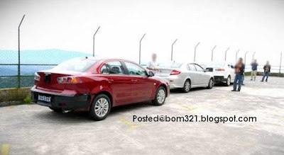 Gambar Proton Lancer Naik Genting !