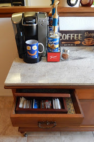 Keurig Coffee K cup Coffee Cart Kitchen Decor
