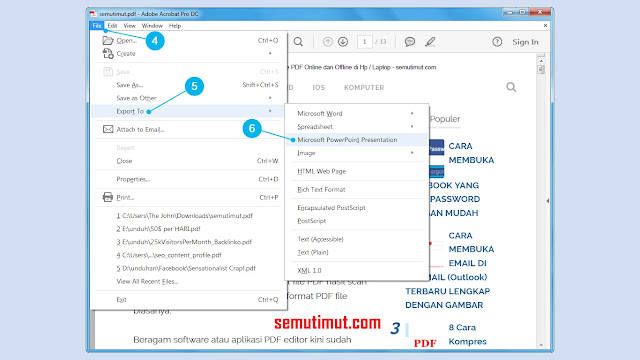 cara mengubah file pdf ke ppt dengan cepat