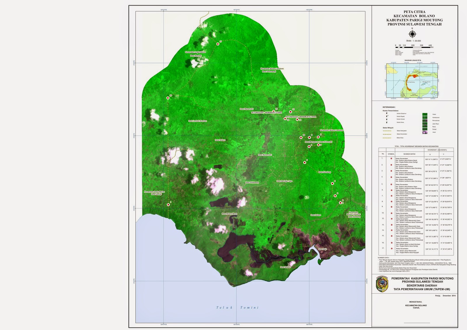 DATA SPASIAL GIS: verifikasi segmen peta batas kecamatan 