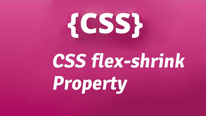CSS flex-shrink Property