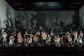 Gerald Finley and ensemble - Act Two, Guillaume Tell - Royal Opera House - photo credit Clive Barda