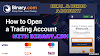 How to Open an Account with Binary.com/Deriv.com broker