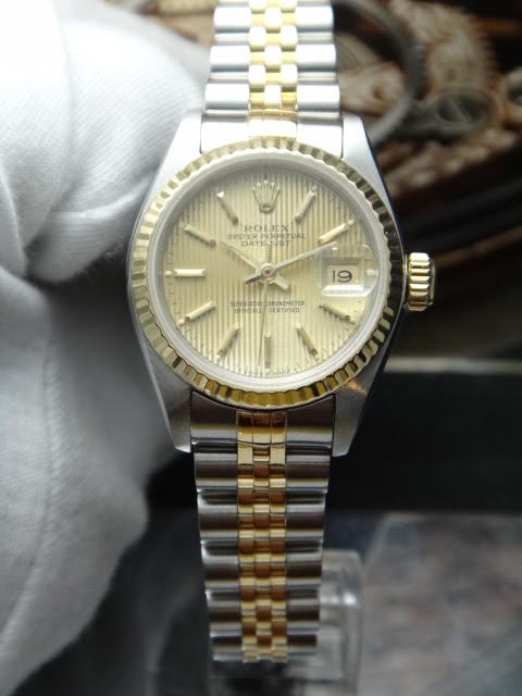254) ***ROLEX 1992 OYSTER PERPETUAL DATEJUST 69173 LADIES ( SOLD )