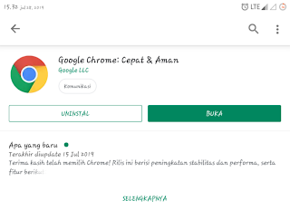 Browser terbaik untuk smartphone android Google Chrome