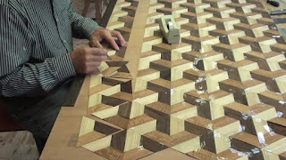 Woodworking Veneer inlay