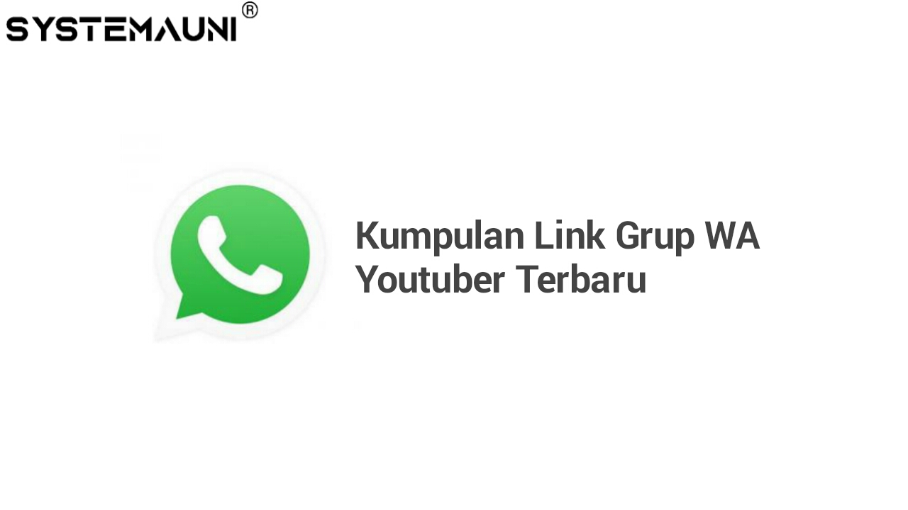 Kumpulan Link Grup WA Youtuber Terbaru