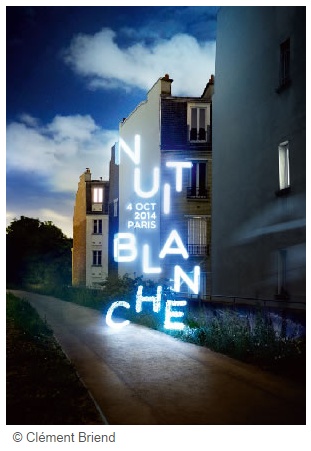 visuel officiel Nuit Blanche 2014